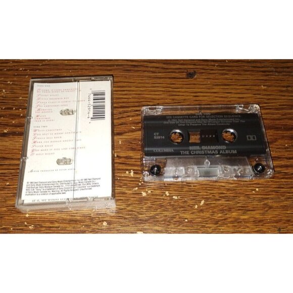 Neil Diamond The Christmas Album on cassette (CBS Records, 1992) - Picture 2 of 4